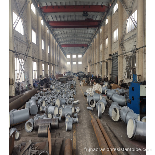 Production de tuyaux résistants à l&#39;usure en céramique en alumine